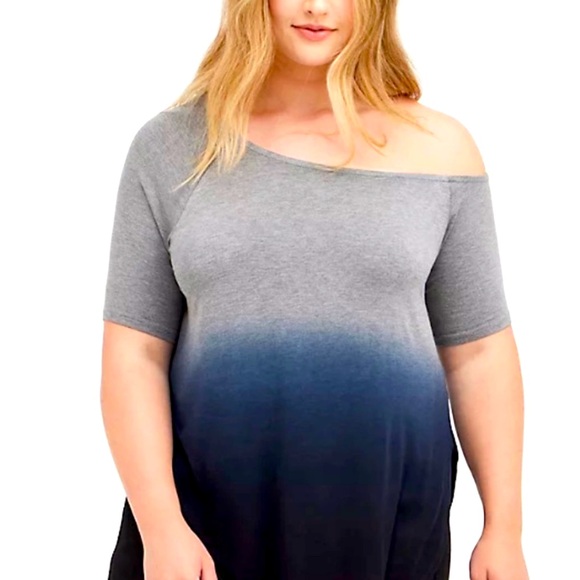 NWT Torrid Off Shoulder Tunic Tee - Picture 3 of 8